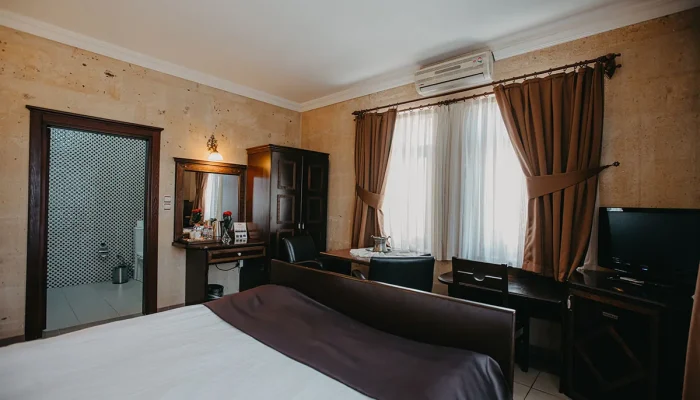 Double Stone Room with Balcony-10