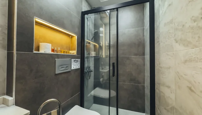 Double Stone Room with Balcony-11