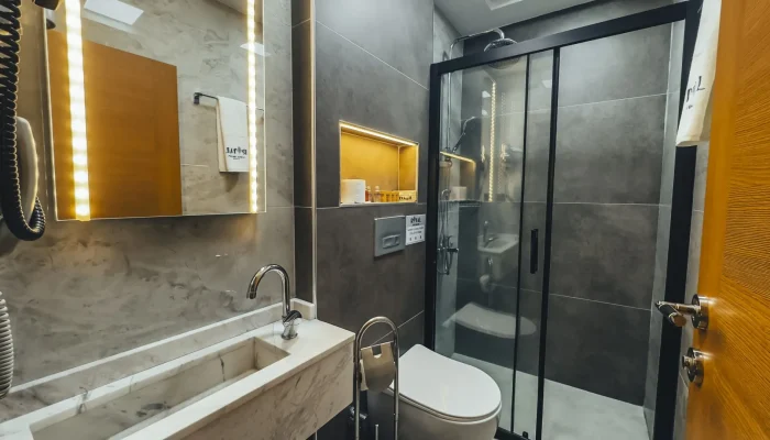 Double Stone Room with Balcony-12