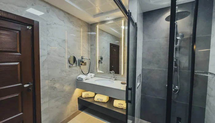 Double Stone Room with Balcony-13